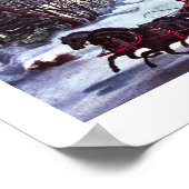 Centraal Park in de  winterafnemer Poster (Hoek)