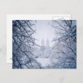 Centraal Park in sneeuw en ijs Briefkaart (Voorkant / Achterkant)