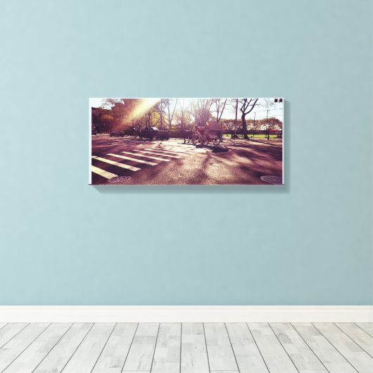 CENTRAAL PARK NEW YORK CANVAS AFDRUK (Insitu (Houten vloer))