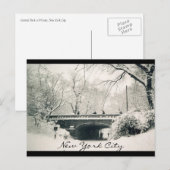 centraal park nyc briefkaart (Voorkant / Achterkant)