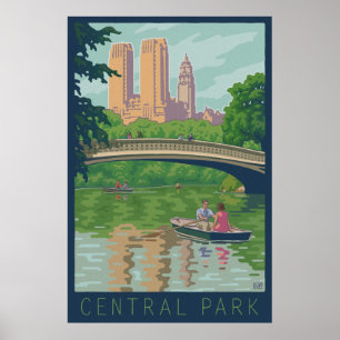  centraal park reisposter poster
