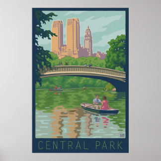  centraal park reisposter poster