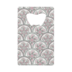 Centraal patroon creditkaart flessenopener