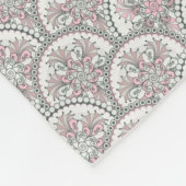 Centraal  patroon fleece deken (Hoek)