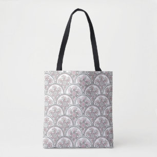 Centraal  patroon tote bag