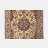 Centraal Persia Blue Symmetrical Stars  Deurmat (Voorkant)