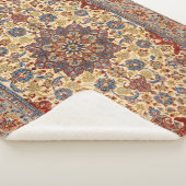 Centraal Persia Blue Symmetrical Stars  Sherpa Deken (3/4)