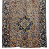 Centraal Persia Golden Yellow Blue  Douchegordijn (Voorkant)