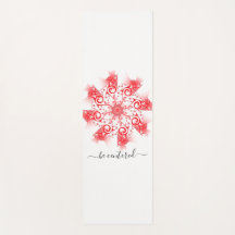 Centraal rode mandala fractale lijnoedelen