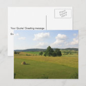 Centraal-Servisch Boerderij Briefkaart (Voorkant / Achterkant)