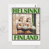 Centraal spoorwegstation, Helsinki Briefkaart (Voorkant / Achterkant)