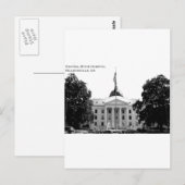 CENTRAAL STAATSVERMOGEN - MILLEDGEVILLE, GEORGIË BRIEFKAART (Voorkant / Achterkant)