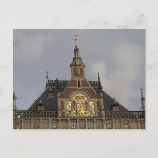 Centraal station, Amsterdam Briefkaart (Voorkant)