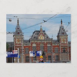 Centraal Station Amsterdam Briefkaart