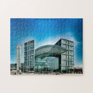 Centraal Station Berlijn Duitsland. Legpuzzel