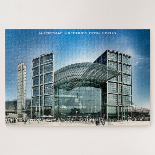 Centraal Station Berlijn Duitsland. Legpuzzel (Horizontaal)
