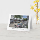 Centraal station fietsen, veel succes bij pensione kaart (Gele Bloem)