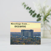 Centraal station Michigan (Train Depot), Detroit,  Briefkaart (Staand voorkant)
