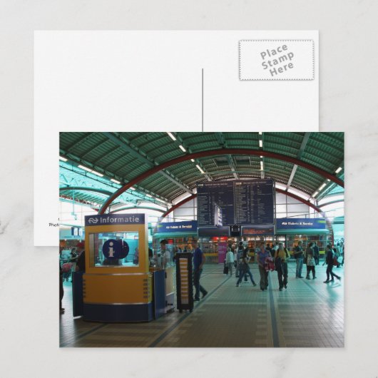 Centraal station Utrecht Briefkaart (Voorkant / Achterkant)