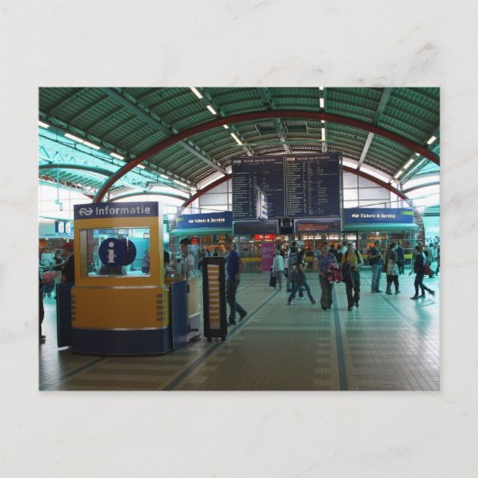 Centraal station Utrecht Briefkaart (Voorkant)