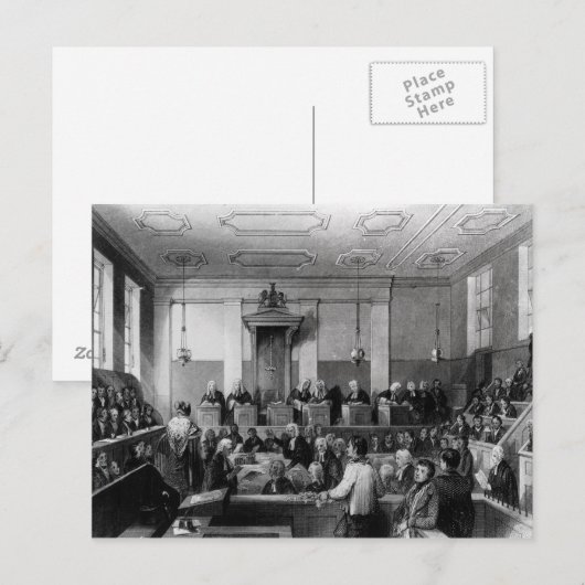 Centraal Strafhof, het oude Bailey Briefkaart (Voorkant / Achterkant)