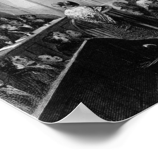 Centraal Strafhof, het oude Bailey Poster (Hoek)