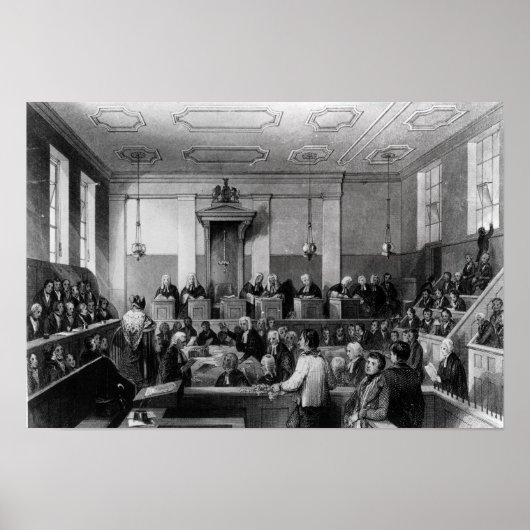 Centraal Strafhof, het oude Bailey Poster (Voorkant)