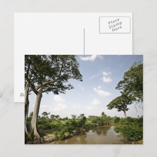 Centraal-Togo, West-Afrika. Briefkaart (Voorkant / Achterkant)