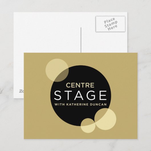 Centraal werkgebied briefkaart (Voorkant / Achterkant)