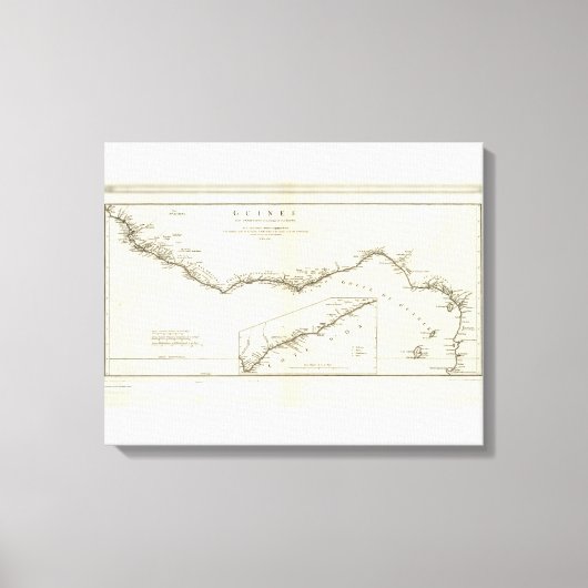 Centraal-West-Afrika Canvas Afdruk (Voorkant)