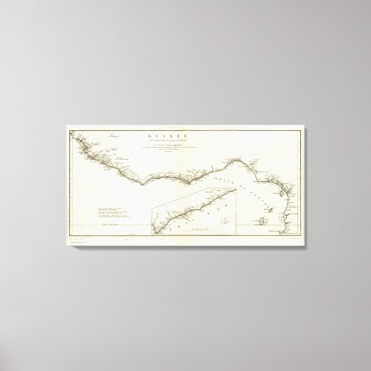 Centraal-West-Afrika Canvas Afdruk (Voorkant)