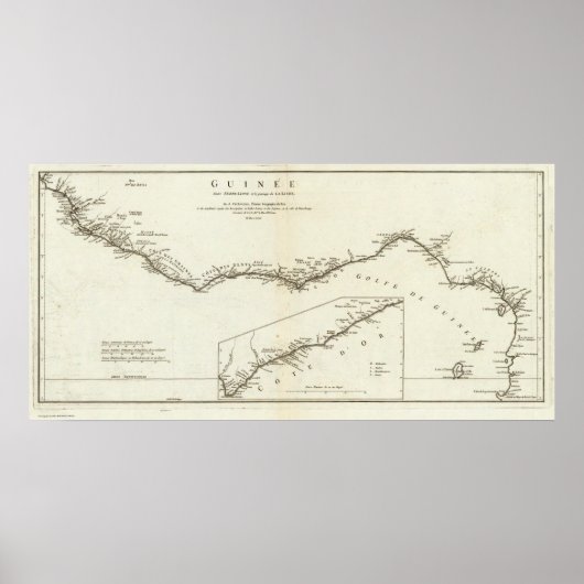 Centraal-West-Afrika Poster (Voorkant)