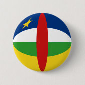 Centrafrique Fisheye Flag Button (Voorkant)