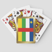 Centrafrique Flag Paring Cards Speelkaarten (Achterkant)