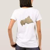 Centrafrique Flag x Map T-Shirt (Achterkant)
