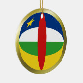 Centrafrique Vlag Ornament (Rechts)