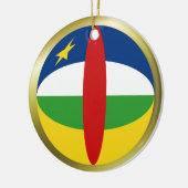 Centrafrique Vlag Ornament (Links)