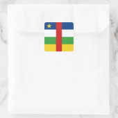 Centrafrique Vlag Sticker (Tas)