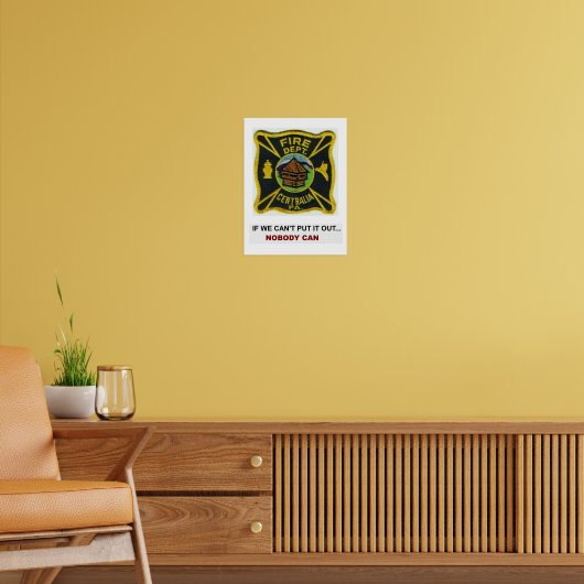 Centrailia PA, FD Poster (Woonkamer 2)