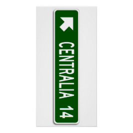 Centrailia PA Perfect Poster