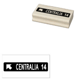 Centrailia PA Rubberstempel