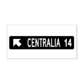 Centrailia PA Rubberstempel (Afrduk)