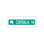 Centrailia PA Zelfinktende Stempel (Design)