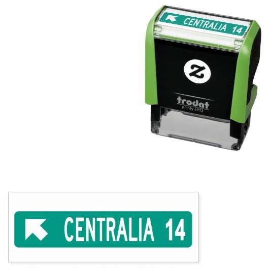 Centrailia PA Zelfinktende Stempel (In situ)