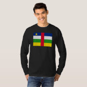 CENTRAL AFRICAN REPUBLIC FLAG BANGUI T-SHIRT (Voorkant volledig)