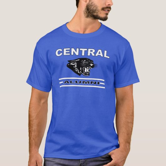 Central Alumni Deep Royal Blue T-shirt (Voorkant)