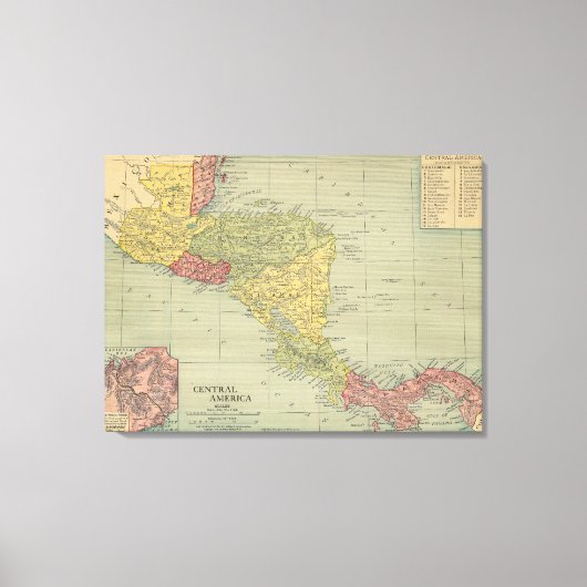 Central America 2 Canvas Afdruk (Voorkant)