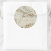 Central America 2 Ronde Sticker (Tas)