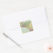 Central America 2 Vierkante Sticker (Envelop)