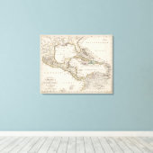 Central America 4 Canvas Afdruk (Insitu (Houten vloer))